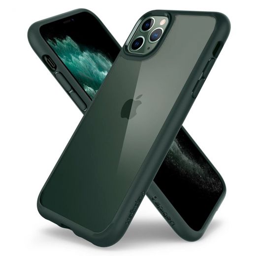 Чохол Spigen Ultra Hybrid Midnight Green для iPhone 11 Pro Max