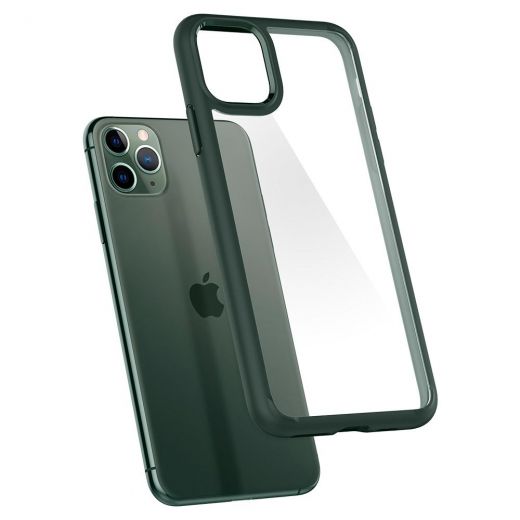 Чохол Spigen Ultra Hybrid Midnight Green для iPhone 11 Pro