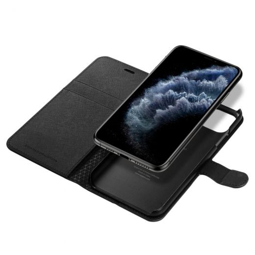 Чехол Spigen Wallet S Black для iPhone 11 Pro Max