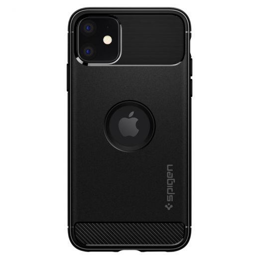 Чехол Spigen Rugged Armor Matte Black для iPhone 11