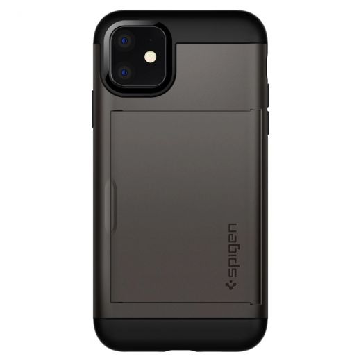 Чехол Spigen Slim Armor CS Gunmetal для iPhone 11
