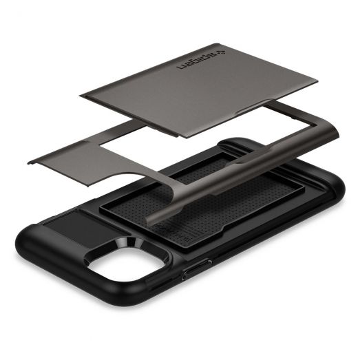 Чехол Spigen Slim Armor CS Gunmetal для iPhone 11