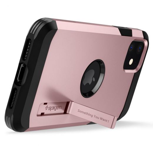Чехол Spigen Tough Armor Rose Gold для iPhone 11
