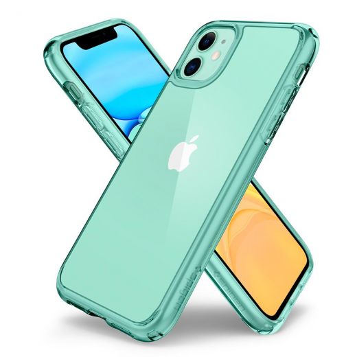 Чохол Spigen Ultra Hybrid Green Crystal для iPhone 11