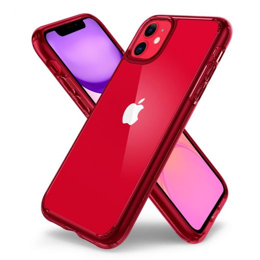Чохол Spigen Ultra Hybrid Red Crystal для iPhone 11