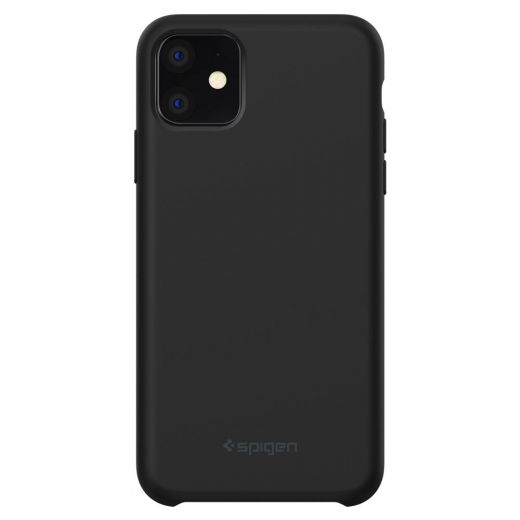 Чехол Spigen Silicone Fit Black для iPhone 11