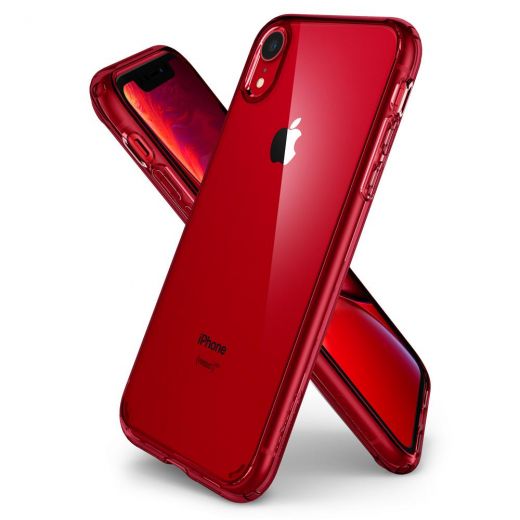 Чехол Spigen Ultra Hybrid Red для iPhone XR