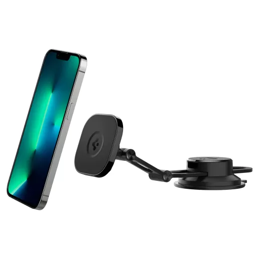 Магнитный держатель для телефонов в машину Spigen OneTap 3 Black Dash/Wind Magnetic Car Mount (MagFit) (ACP04630)