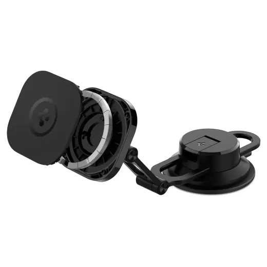 Магнитный держатель для телефонов в машину Spigen OneTap 3 Black Dash/Wind Magnetic Car Mount (MagFit) (ACP04630)