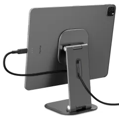 Підставка Spigen OneTap Easel Magnetic Stand (MagFit) Space Grey для iPad (AMP06414) (Пошкоджена упаковка)