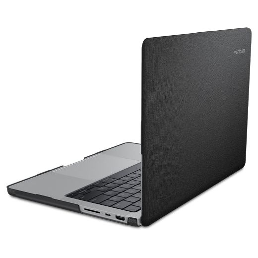 Чехол-накладка Spigen Urban Fit Black для Macbook Pro 14"  (2021 | 2022 | 2023  M1 | M2 | M3) (ACS04213)