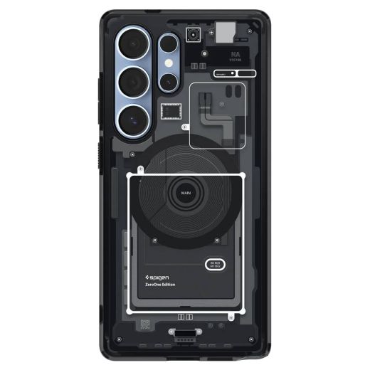 Чехол Spigen Ultra Hybrid Zero One (MagFit) Black для Samsung Galaxy S25 Ultra (ACS08957)