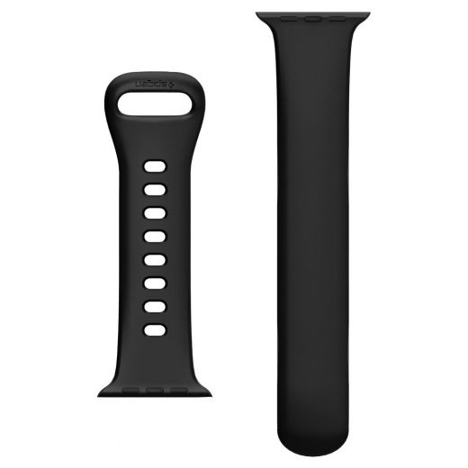 Ремінець Spigen Silicone Fit Black для Apple Watch 45mm | 44mm | 42mm (062MP25400)