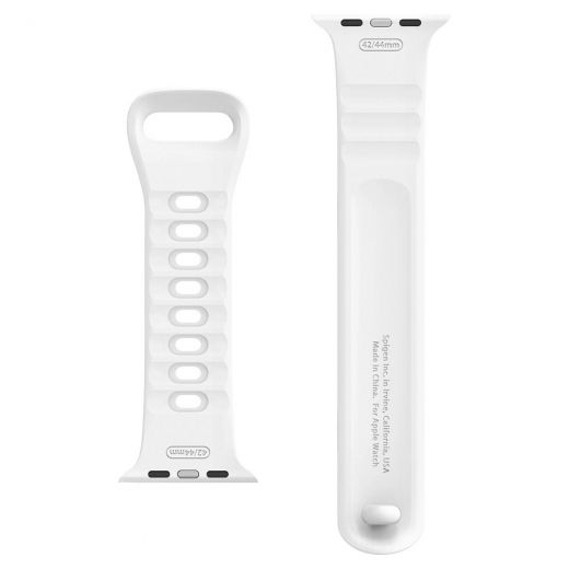 Ремешок Spigen Silicone Fit White для Apple Watch 38/40 mm