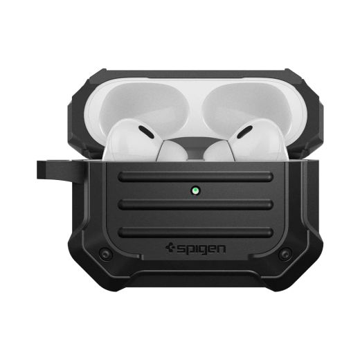 Противоударный чехол Spigen Tough Armor (MagFit) Black для AirPods Pro 2 (ACS05480)