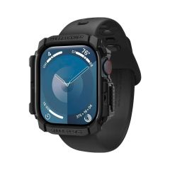 Протиударний чохол Spigen Rugged Armor Matte Black для Apple Watch Series 10 (2024) 42мм (ACS08585)