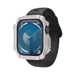 Противоударный чехол Spigen Rugged Armor Dune Beige для Apple Watch Series 10 (2024) 46мм (ACS08600)
