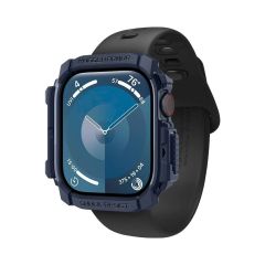 Протиударний чохол Spigen Rugged Armor Navy Blue для Apple Watch Series 10 (2024) 46мм (ACS08599)