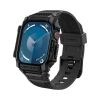 Противоударный чехол с ремешком Spigen Rugged Armor Pro Matte Black для Apple Watch Series 10 (2024) 46мм (ACS08604)