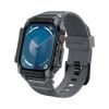 Противоударный чехол с ремешкомл Spigen Rugged Armor Pro Dark Gray для Apple Watch Series 10 (2024) 46мм (ACS08605)