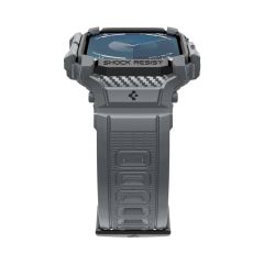 Протиударний чохол з ремінцем Spigen Rugged Armor Pro Dark Gray для Apple Watch Series 10 (2024) 46мм (ACS08605)