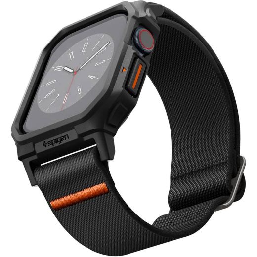 Чохол з ремінцем Spigen Lite Fit Pro Matte Black для Apple Watch Series 10 (2024) 46мм (ACS08609)