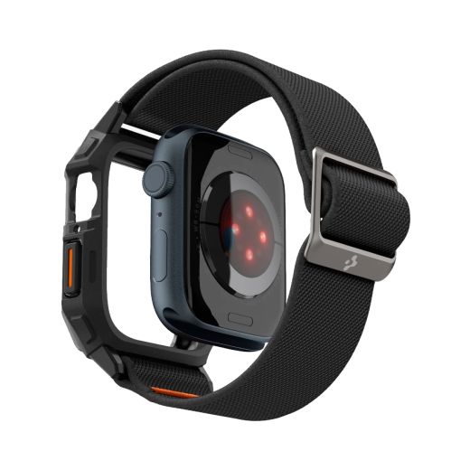 Чохол-ремінець Spigen Lite Fit Pro Matte Black для Apple Watch 45 мм (ACS07103)