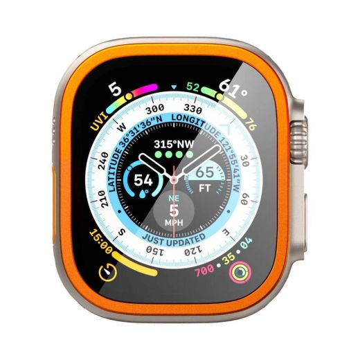 Захисне скло Glas.tR Slim Pro Orange для Apple Watch Ultra (49мм) (AGL06162)