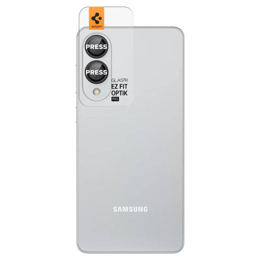 Захисне скло на камеру Spigen Optik Pro EZ Fit Lens Protector Black для Samsung Galaxy S25 Edge (AGL09412)