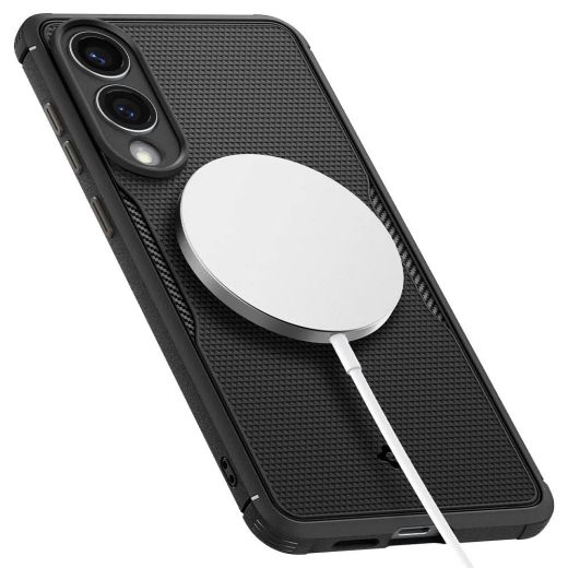 Чехол Spigen Core Armor (MagFit) Matte Black для Samsung Galaxy S25 Edge (ACS09406)