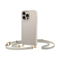 Чохол з ремінцем Spigen Cyrill Classic Charm Cream для iPhone 15 Pro (ACS06774)