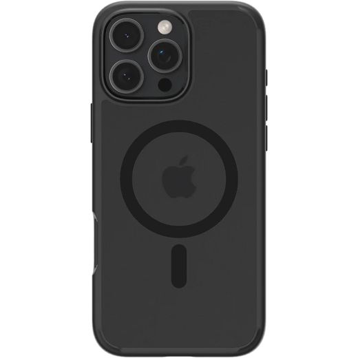 Прозрачный чехол Spigen Ultra Hybrid MagSafe Frost Black для iPhone 16 Pro (ACS08134)