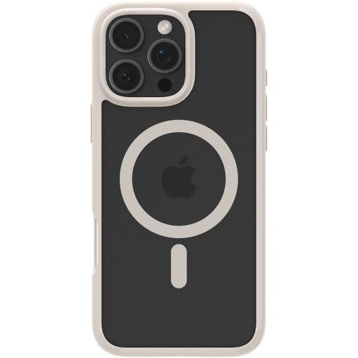 Прозорий чохол Spigen Ultra Hybrid MagSafe Frost Natural Titanium для iPhone 16 Pro (ACS08138)
