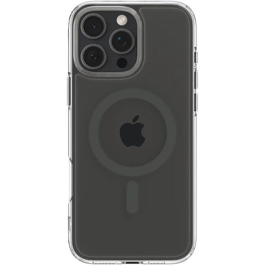 Прозорий чохол Spigen Ultra Hybrid MagSafe Graphite для iPhone 16 Pro Max (ACS07999)