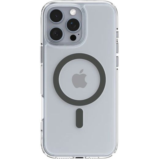 Прозорий чохол Spigen Ultra Hybrid MagSafe Graphite для iPhone 16 Pro Max (ACS07999)