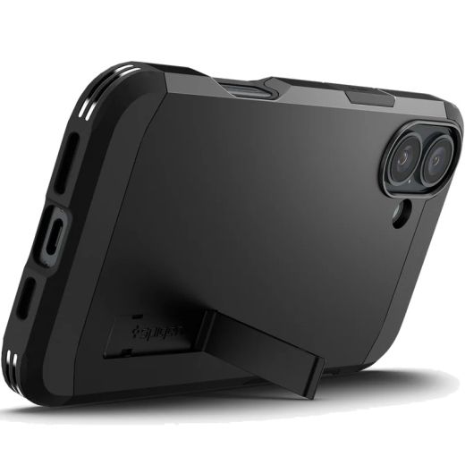 Противоударный чехол Spigen Tough Armor AI MagSafe Black для iPhone 16 Plus (ACS08085)