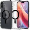 Прозрачный чехол Spigen Ultra Hybrid MagSafe Black для iPhone 16 (ACS08206)