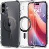 Прозрачный чехол Spigen Ultra Hybrid MagSafe Carbon Fiber для iPhone 16 (ACS08207)