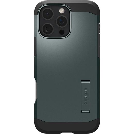 Протиударний чохол Spigen Tough Armor AI MagSafe Abyss Green для iPhone 16 Pro (ACS08148)