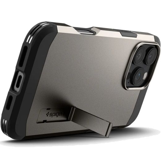 Протиударний чохол Spigen Tough Armor AI MagSafe Gunmetal для iPhone 16 Pro Max (ACS08012)