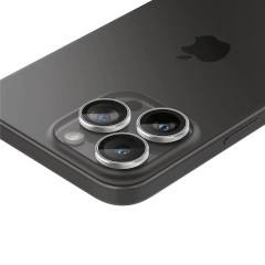 Захисне скло для камери Spigen Optik Pro Lens Protector Silver для iPhone 15 Pro | iPhone 15 Pro Max | iPhone 16 Pro | 16 Pro Max (AGL05599)