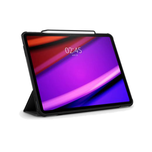 Противоударный чехол Spigen Rugged Armor Pro Black для iPad Air 13” M3 | M2 (2025 | 2024) (ACS07669)