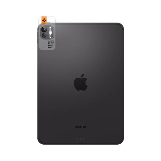 Защитное стекло для камеры Spigen Optik Pro EZ Fit Space Black для iPad Pro 13” M4 (2024) | iPad Pro 11” M4 (2024)  (AGL07791)