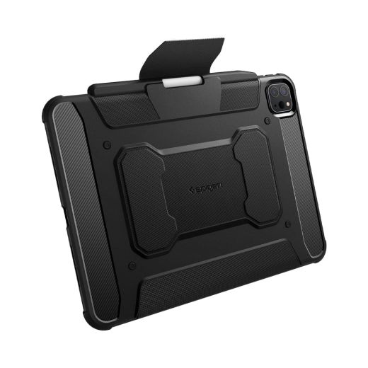 Противоударный чехол Spigen Rugged Armor Pro Black для iPad Pro 11” M4 (2024) (ACS07017)