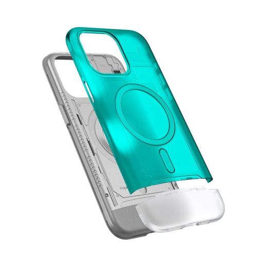 Чохол Spigen Classic C1 (MagFit) Bondi Blue для iPhone 15 Pro (ACS06743)