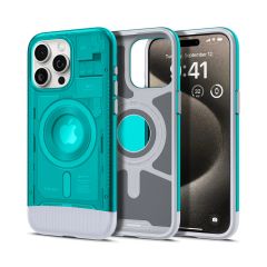 Чохол з гаманцем Spigen Classic C1 Bundle (MagFit) Bondi Blue для iPhone 15 Pro (SPBD240004)