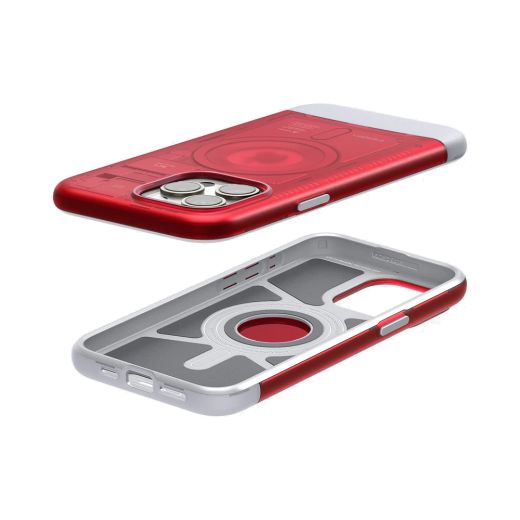 Чехол с кошельком Spigen Classic C1 Bundle (MagFit) Ruby для iPhone 15 Pro Max (SPBD240005)
