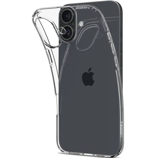 Прозрачный чехол Spigen Liquid Crystal Crystal Clear для iPhone 16 (ACS08190)