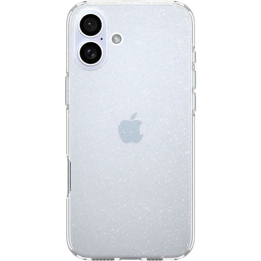 Прозрачный чехол Spigen Liquid Crystal Glitter Crystal Quartz для iPhone 16 Plus (ACS08065)