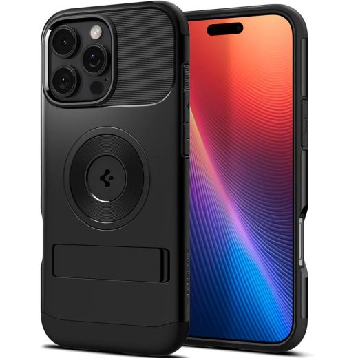 Протиударний чохол Spigen Slim Armor MagSafe Black для iPhone 16 Pro Max (ACS08034)